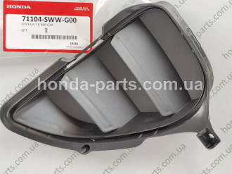 Накладка бампера переднього HONDA/ACURA 71104SWWG00