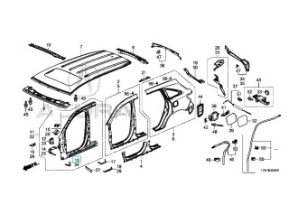 Кріплення HONDA/ACURA 63127TZ5A00ZZ
