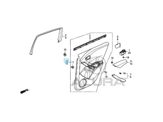 Кріплення дверей HONDA/ACURA 83703TX4A01ZB