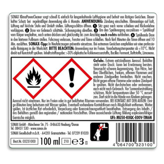 Нейтралізатор запаху спрей кондиціонера SONAX 100мл