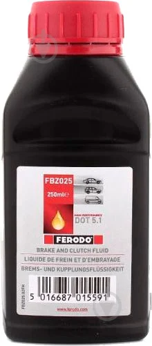 Гальмівна рідина BRAKE FLUID FERODO