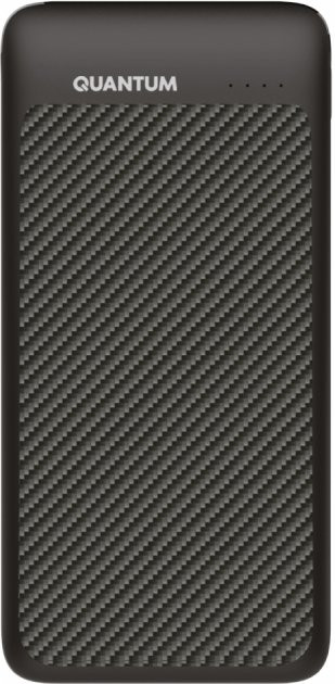 Універсальний мобільний акумулятор (Power bank) Quantum QM-PB1010 black 10 000mAh 3.7V (2-USB)