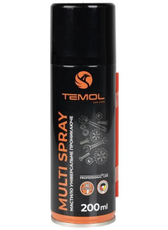 Мастило силіконове SILICON SPRAY TEMOL TSPRSIL200ML