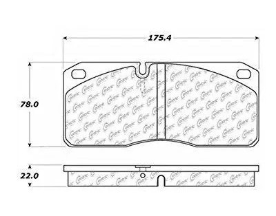 Колодки гальмівні передні бронь