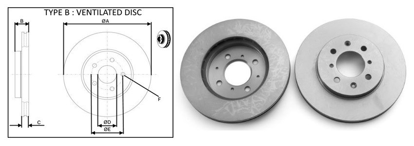Диск гальмiвний APLUS 61408AP