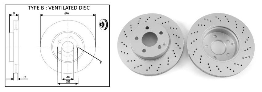 Диск гальмiвний APLUS 61410AP