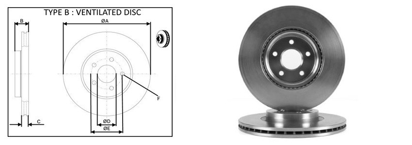 Диск гальмiвний APLUS 61420AP