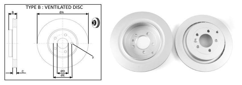 Диск гальмiвний APLUS 61434AP