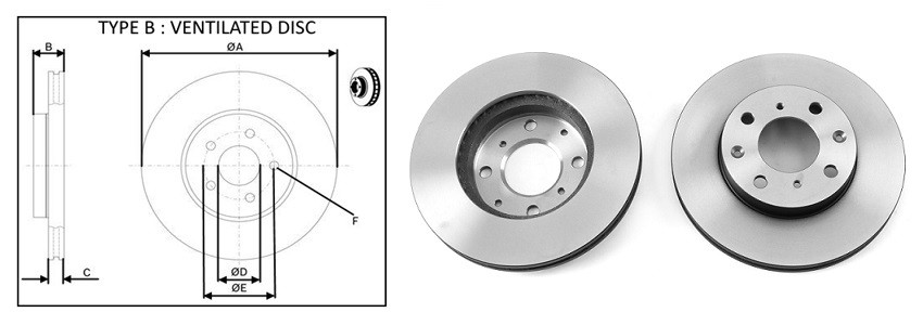 Диск гальмiвний APLUS 61463AP