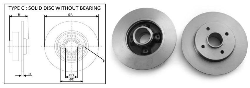 Диск гальмiвний APLUS 61497AP