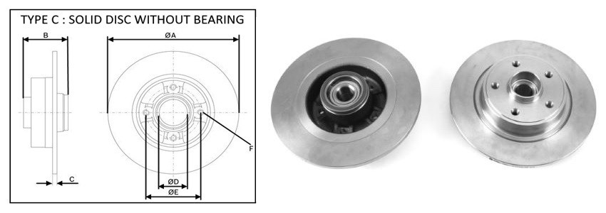 Диск гальмiвний APLUS 61531AP