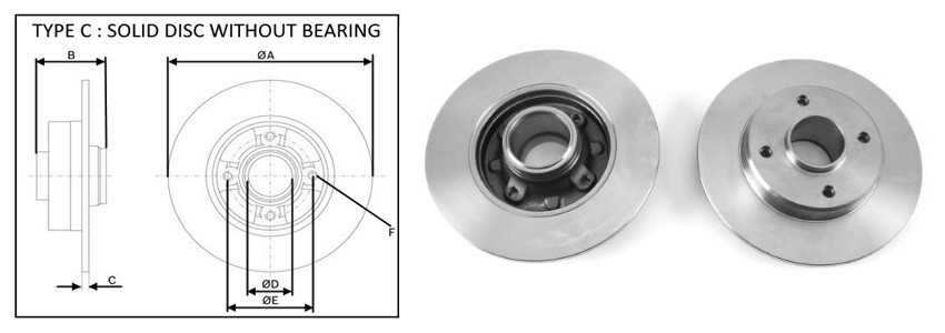 Диск гальмiвний APLUS 61585AP