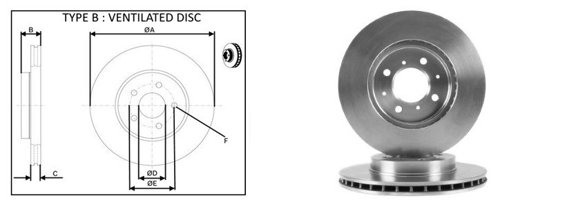 Диск гальмiвний APLUS 61617AP
