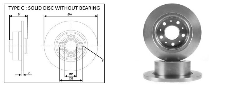 Диск гальмiвний APLUS 61632AP