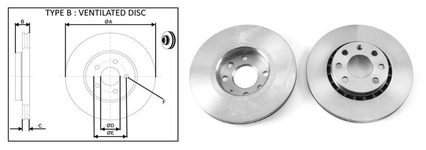 Диск гальмiвний APLUS 61648AP