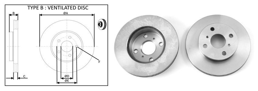 Диск гальмiвний APLUS 61649AP
