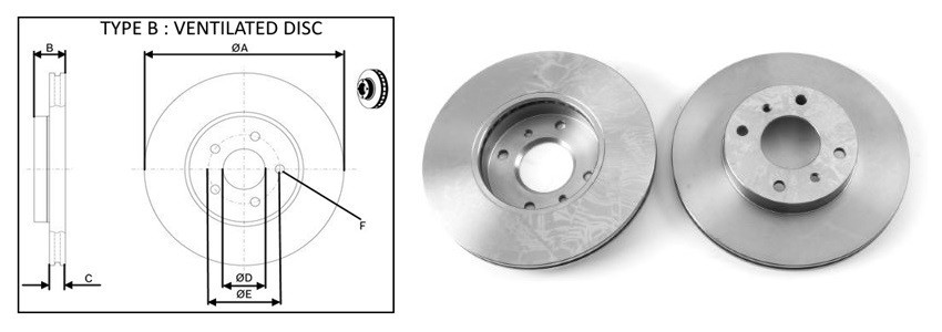 Диск гальмiвний APLUS 61650AP