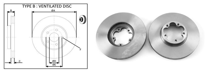 Диск гальмiвний APLUS 61653AP