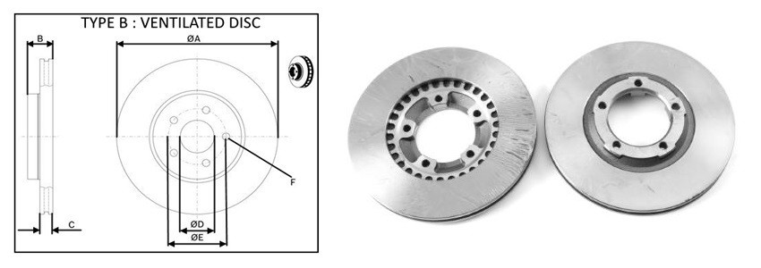 Диск гальмiвний APLUS 61654AP