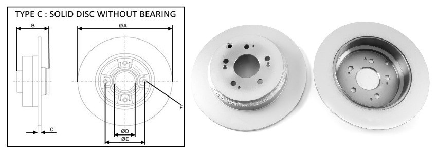 Диск гальмiвний APLUS 61674AP