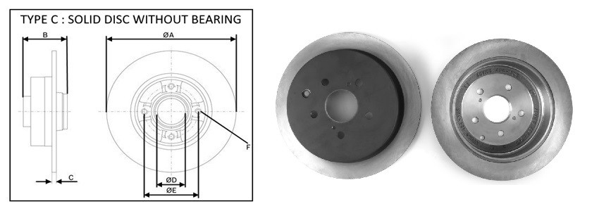 Диск гальмiвний APLUS 61676AP
