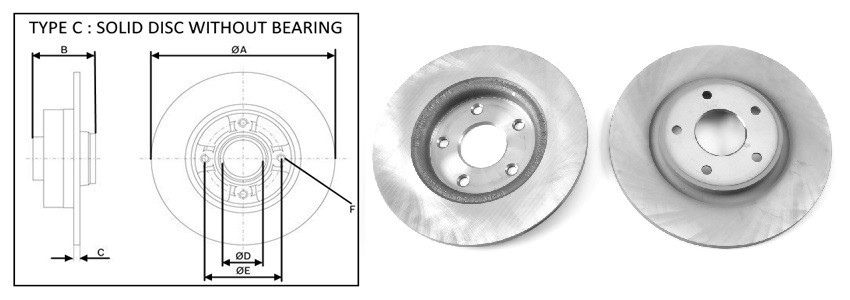Диск гальмiвний APLUS 61679AP