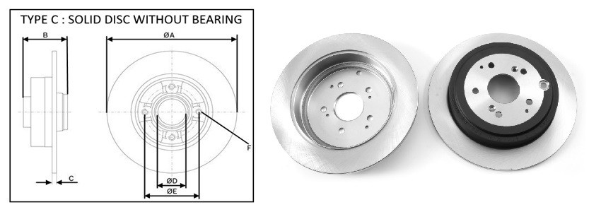 Диск гальмiвний APLUS 61680AP