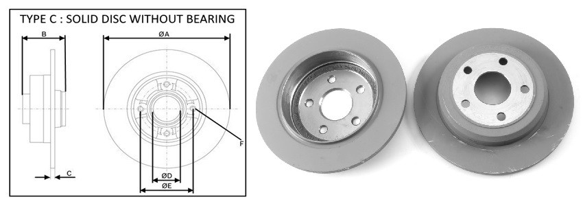 Диск гальмiвний APLUS 61681AP