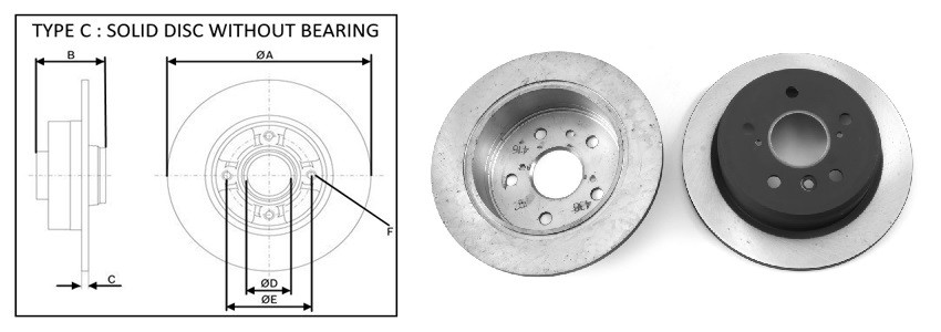 Диск гальмiвний APLUS 61683AP