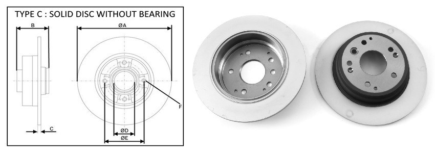 Диск гальмiвний APLUS 61684AP
