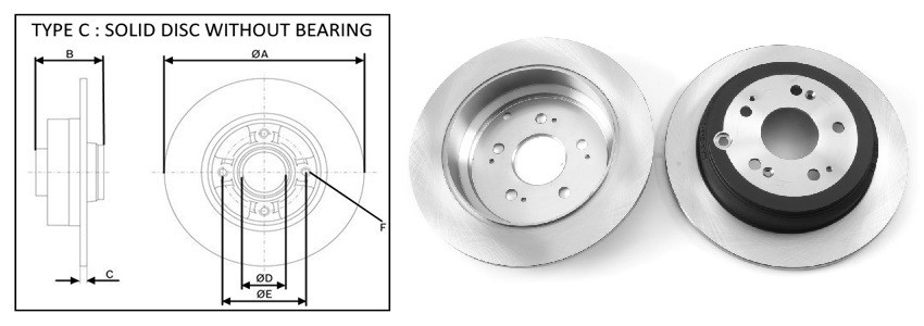 Диск гальмiвний APLUS 61685AP