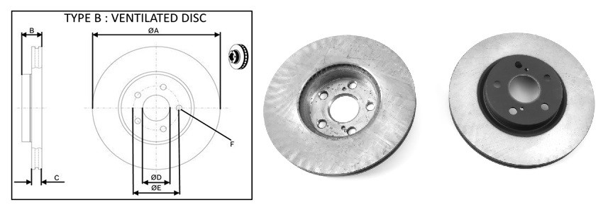 Диск гальмiвний APLUS 61691AP