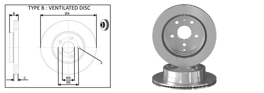 Диск гальмiвний APLUS 61704AP