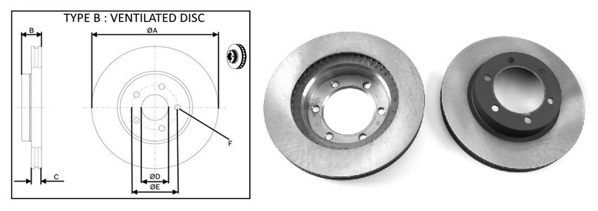 Диск гальмiвний APLUS 61706AP