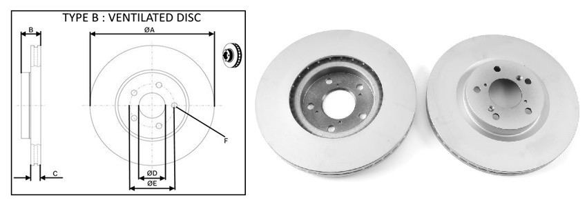 Диск гальмiвний APLUS 61710AP