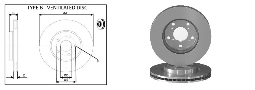 Диск гальмiвний APLUS 61717AP
