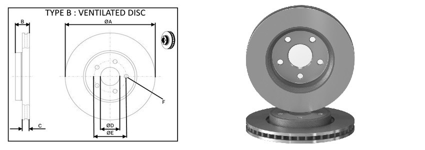 Диск гальмiвний APLUS 61718AP