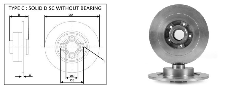 Диск гальмiвний APLUS 61721AP