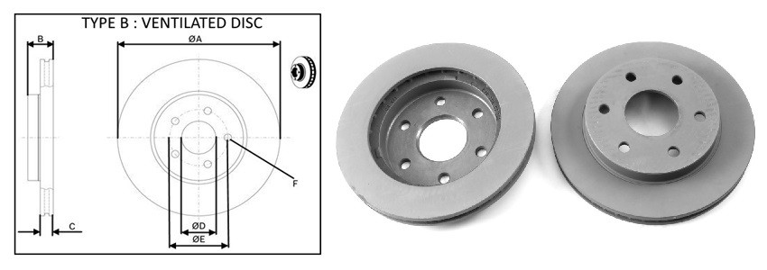 Диск гальмiвний APLUS 61724AP