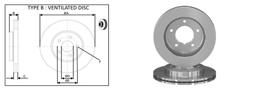 Диск гальмiвний APLUS 61758AP