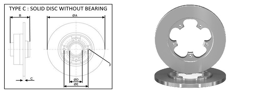 Диск гальмiвний APLUS 61769AP