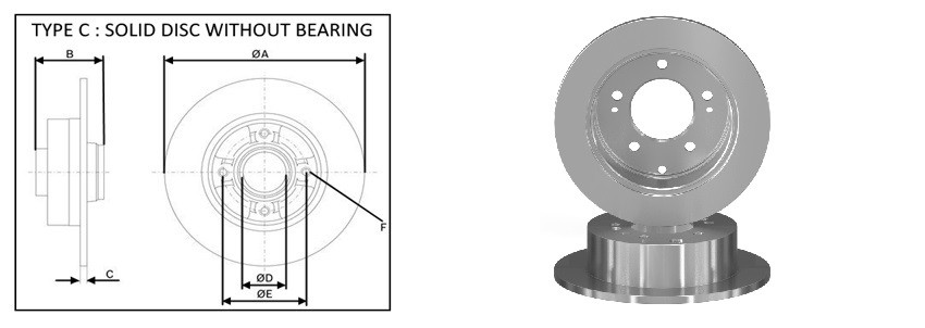 Диск гальмiвний APLUS 61771AP