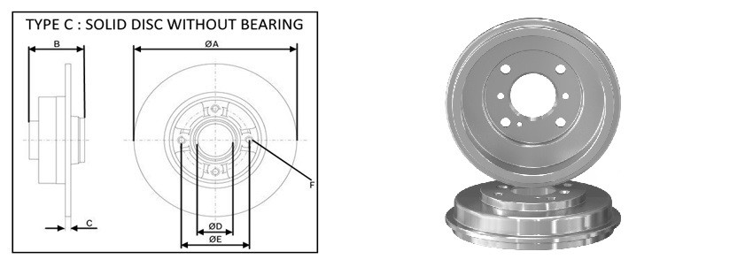 Диск гальмiвний APLUS 61786AP