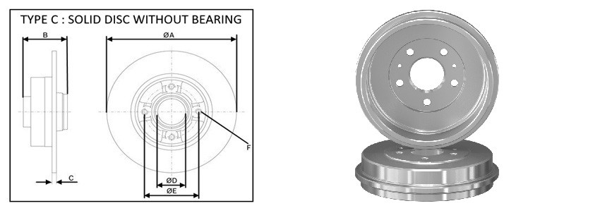 Диск гальмiвний APLUS 61787AP