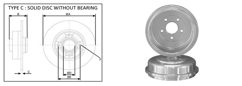 Диск гальмiвний APLUS 61788AP