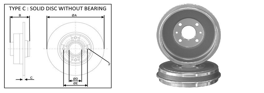 Диск гальмiвний APLUS 61793AP