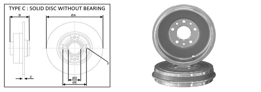 Диск гальмiвний APLUS 61794AP