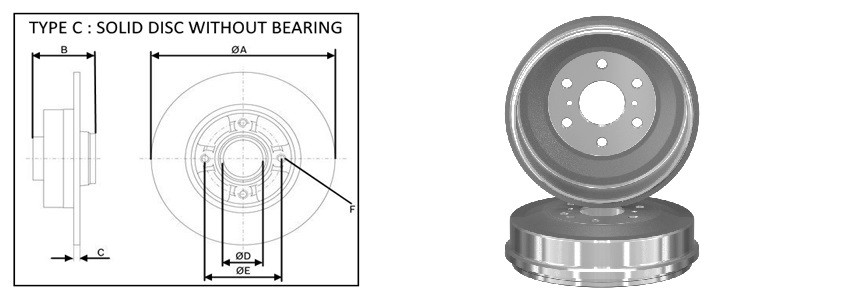 Диск гальмiвний APLUS 61795AP