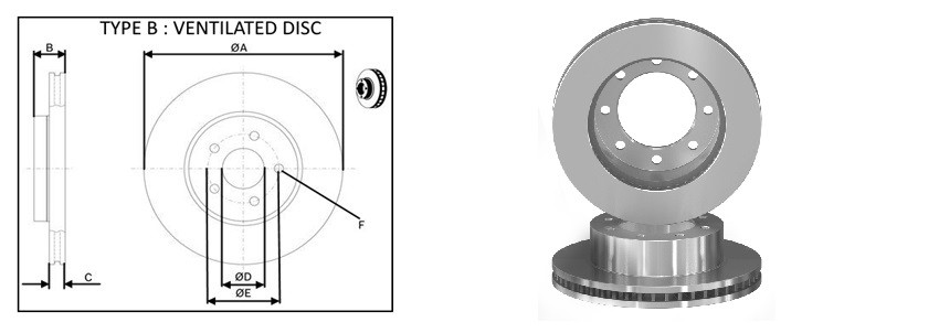 Диск гальмiвний APLUS 61800AP