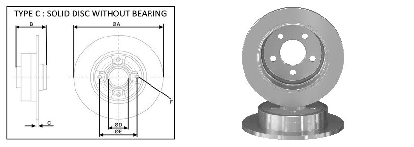 Диск гальмiвний APLUS 61818AP